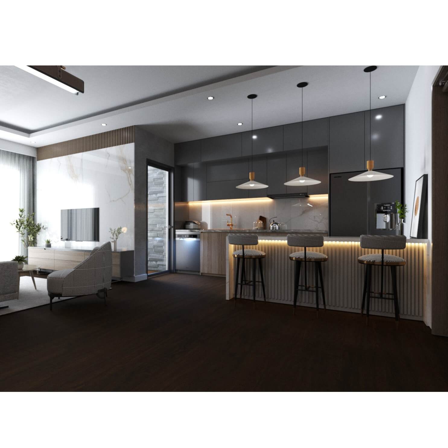 Cherry Oak Heemo Collection 5.0mm – 20 mil – Unilin Click – Deep Embossed – UV coating - Sample - Image 2