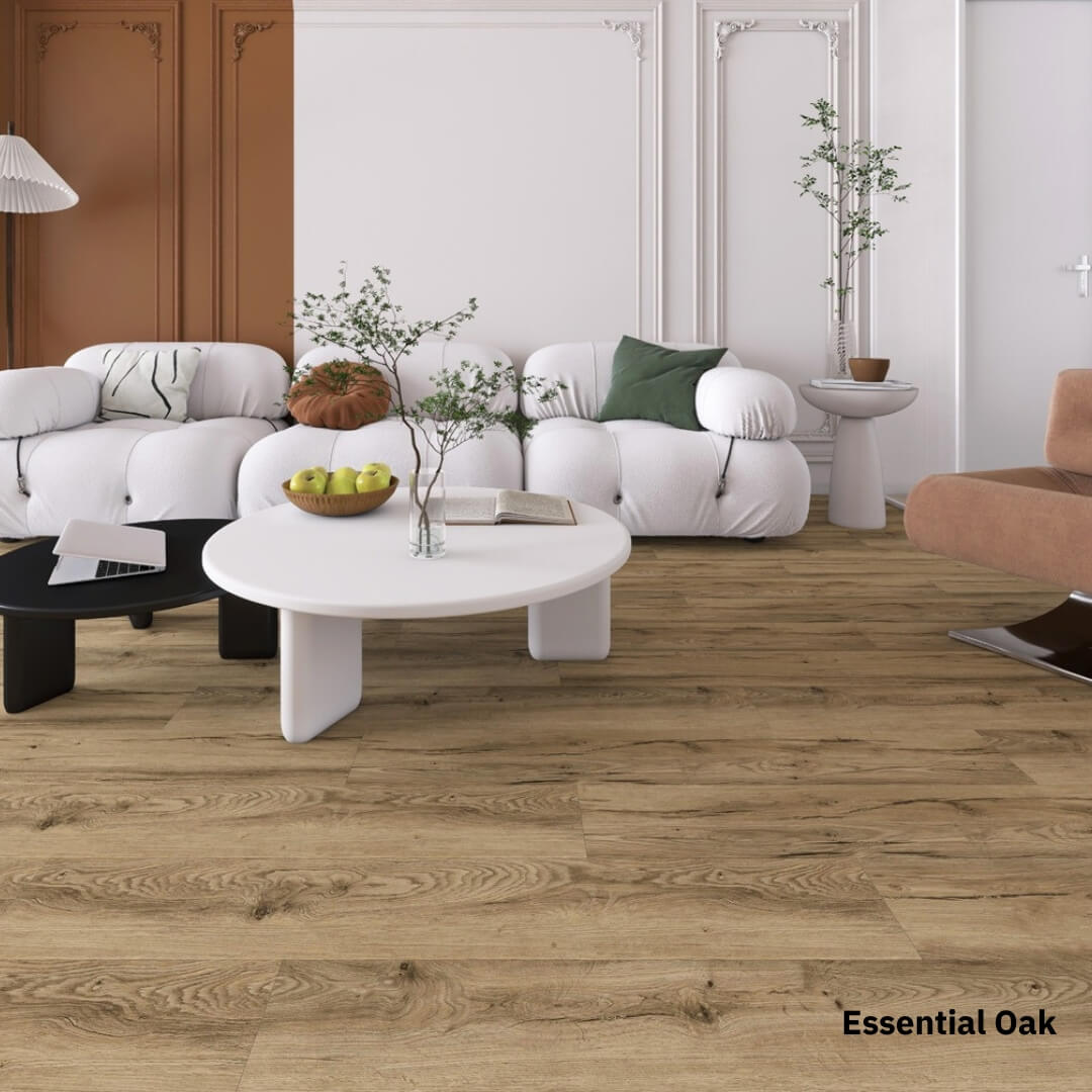 Essential Oak Noor Plank 5.5mm – 22 mil – Unilin Click – Deep Emboss – UV coating - Sample - Image 2