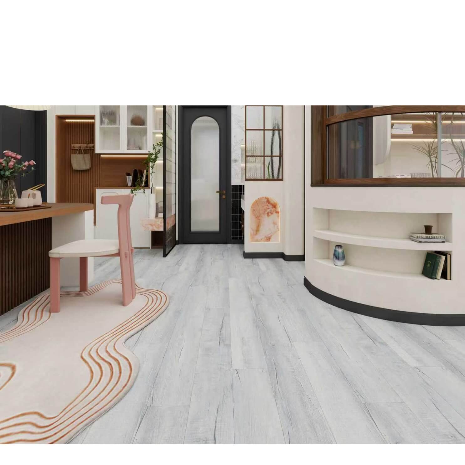 Iced Charclonny Heemo Collection 5.0mm – 20 mil – Unilin Click – Deep Embossed – UV coating - Sample - Image 2