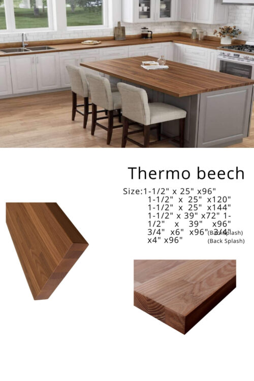 Thermo Beech Butcher Block CounterTop