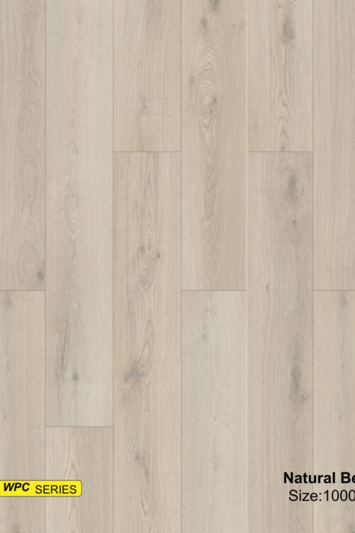 Natural Beige Oak WPC Waterproof Flooring