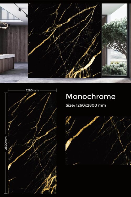 Monochrome Luxury UV Marble Wall Panels