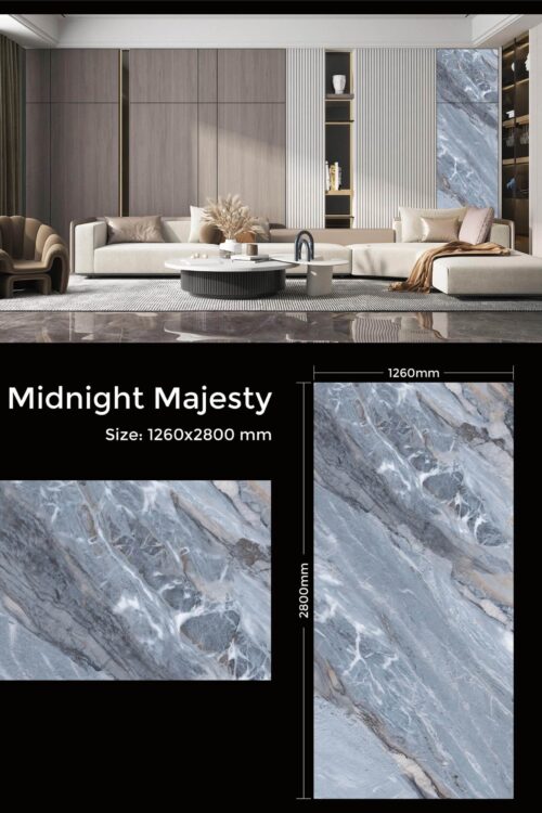 Midnight Majesty Luxury UV Marble Wall Panels
