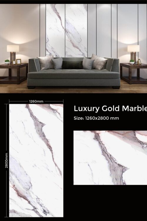 Luxury Gold Marble Luxury UV Marble Wall Panels