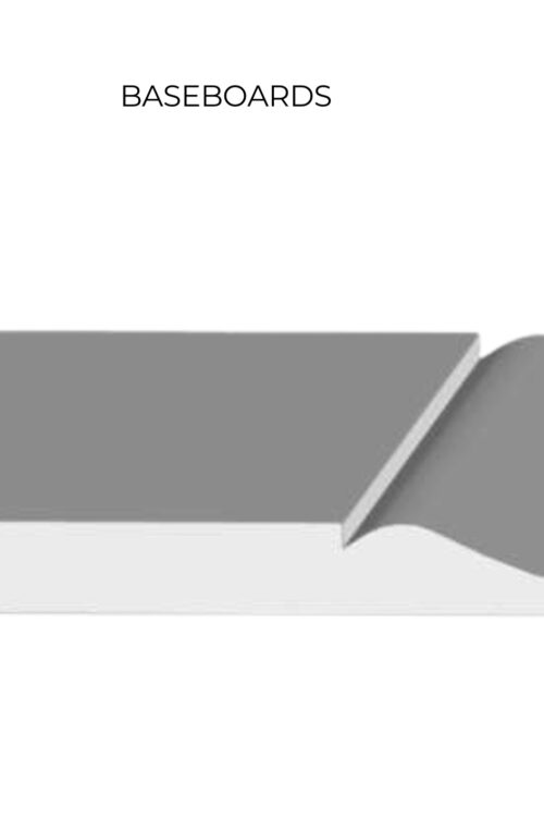 Ogee Cap Baseboard