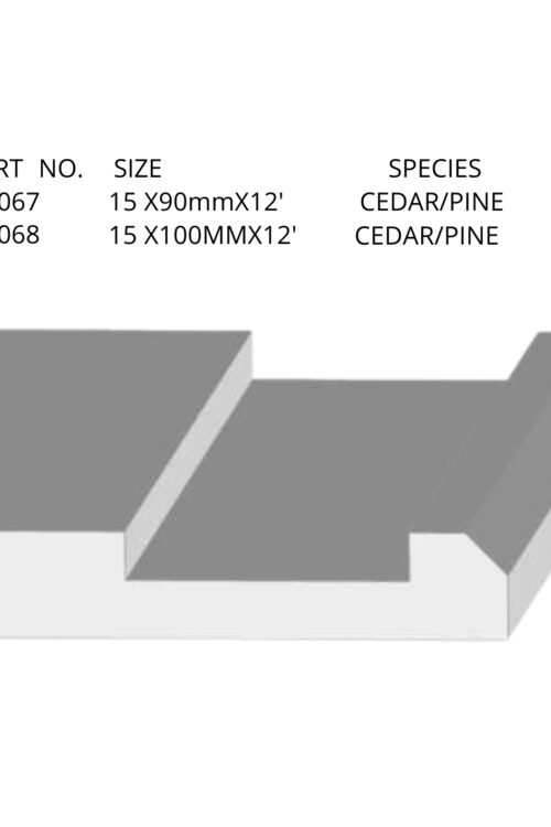 Rabbeted Step Baseboard – GC067 / GC068